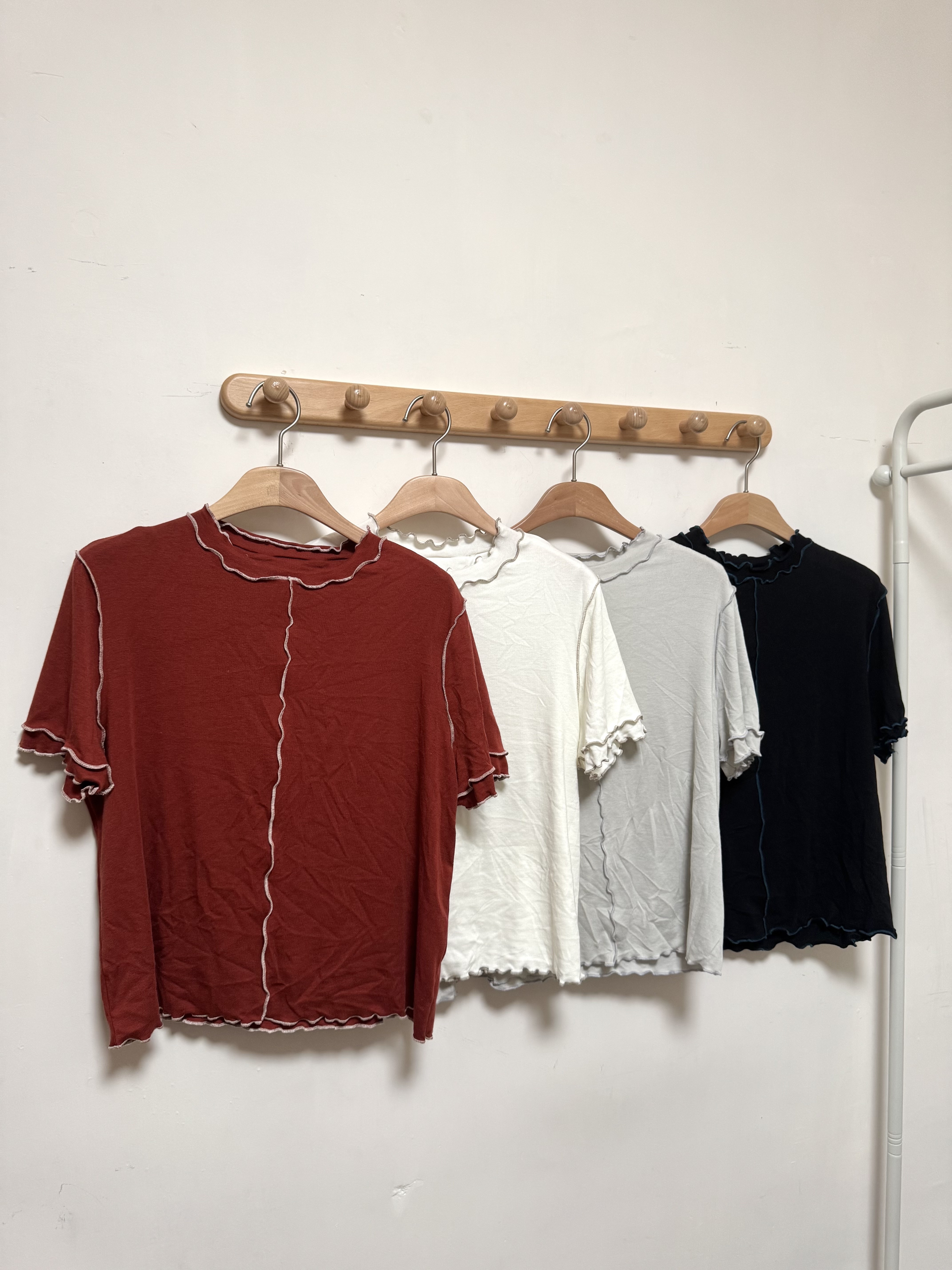 軟糯～撞色車線Top