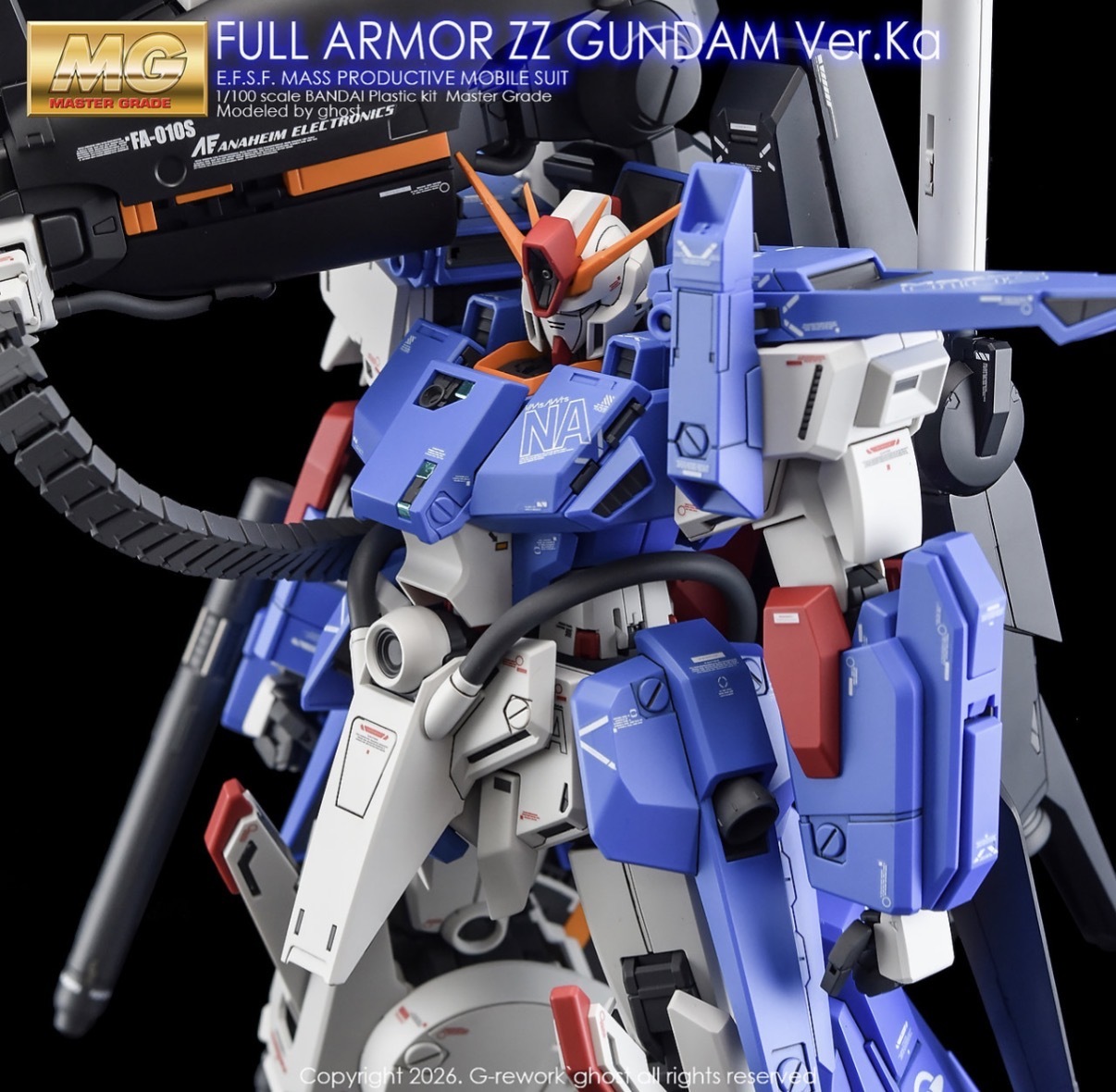 預訂 G rework [MG] FA ZZGUNDAM 水貼