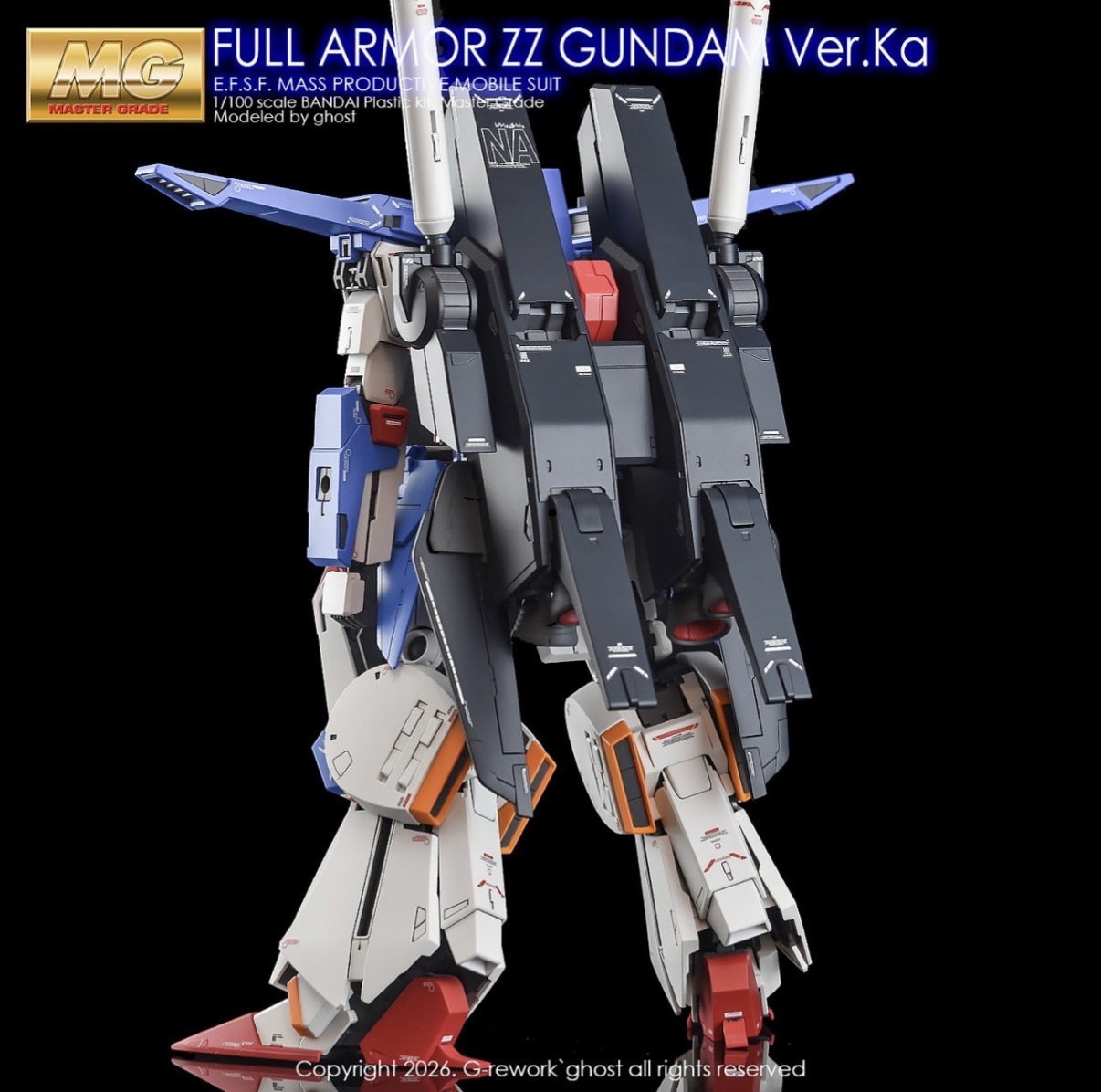 預訂 G rework [MG] FA ZZGUNDAM 水貼