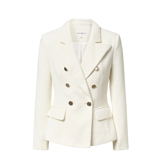 1GL0426-309 [GAALA] William Tweed Jacket Cream (EU)