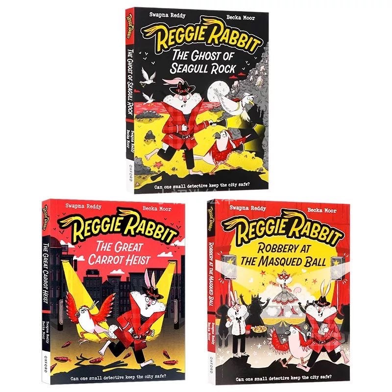 Reggie Rabbit Mystery Series (3-Book Illustrated Collection)