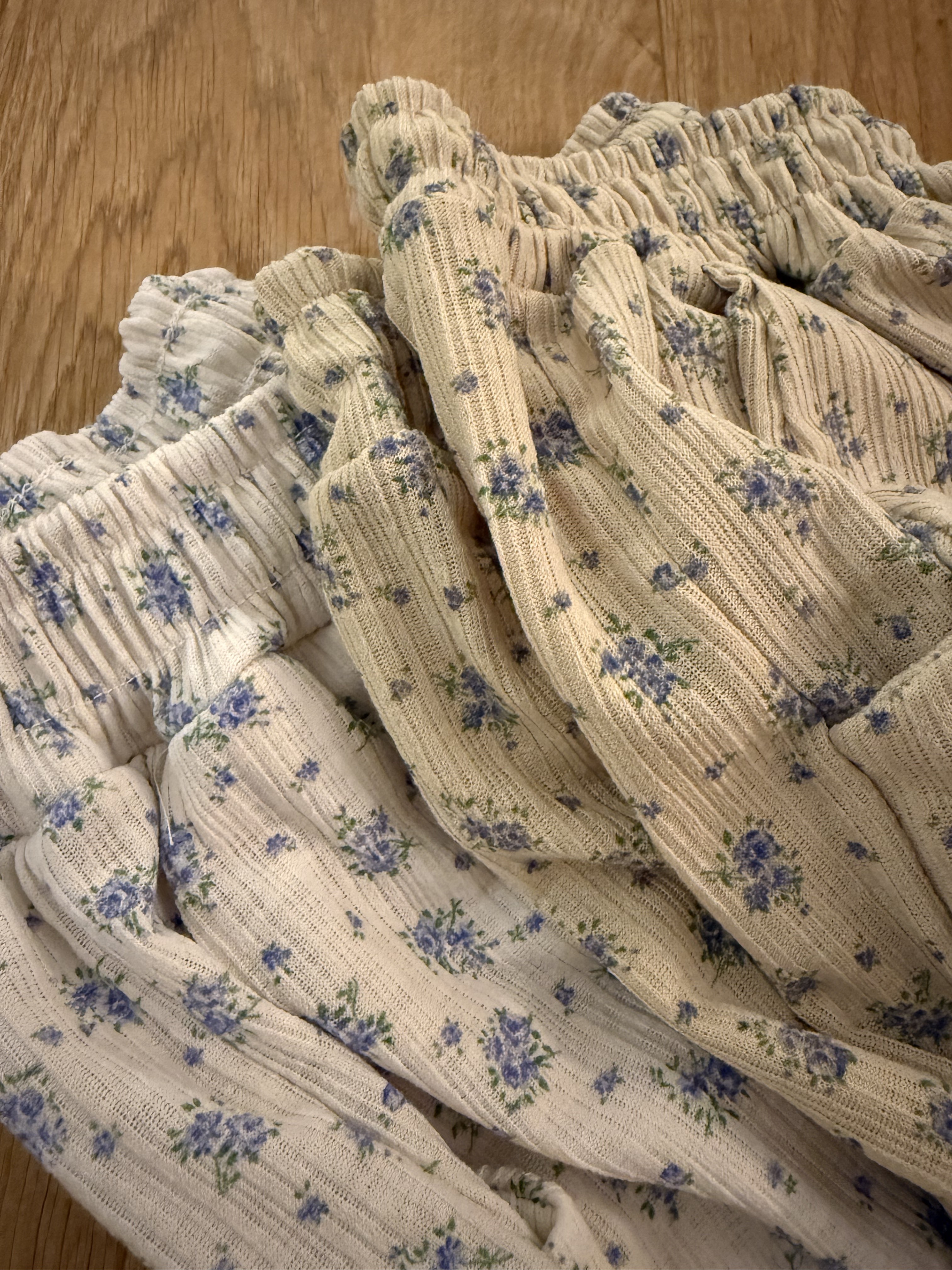 滿版小花看得心花大開透氣褲/2色均碼/鵝黃