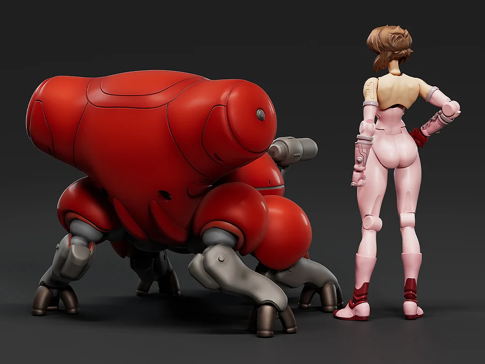PLAMAX minimum factory MF-94 Motoko Kusanagi with Tachikoma - Ghost in the Shell