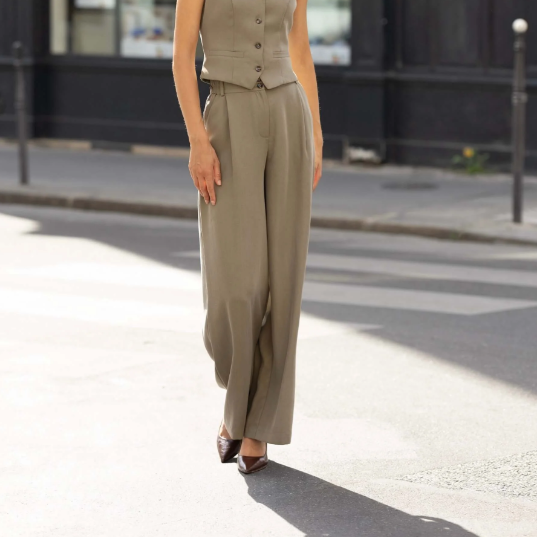 1GL0426-006 [GAALA] Adele Two Piece (Pants) Olive (EU)