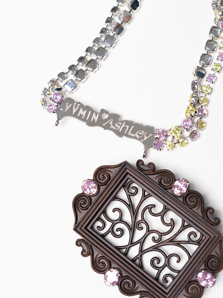 Picture Frame Brooch Pendant Necklace