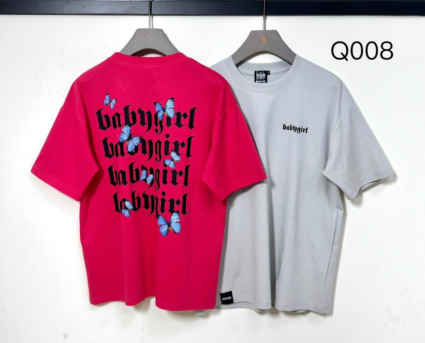 Q008 虎克Babygirl T-Shirt