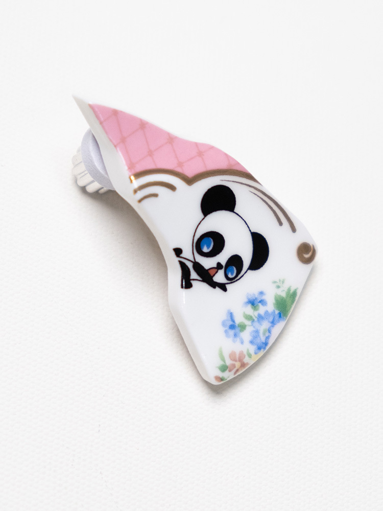 Short Porcelain Shard Stud Earring