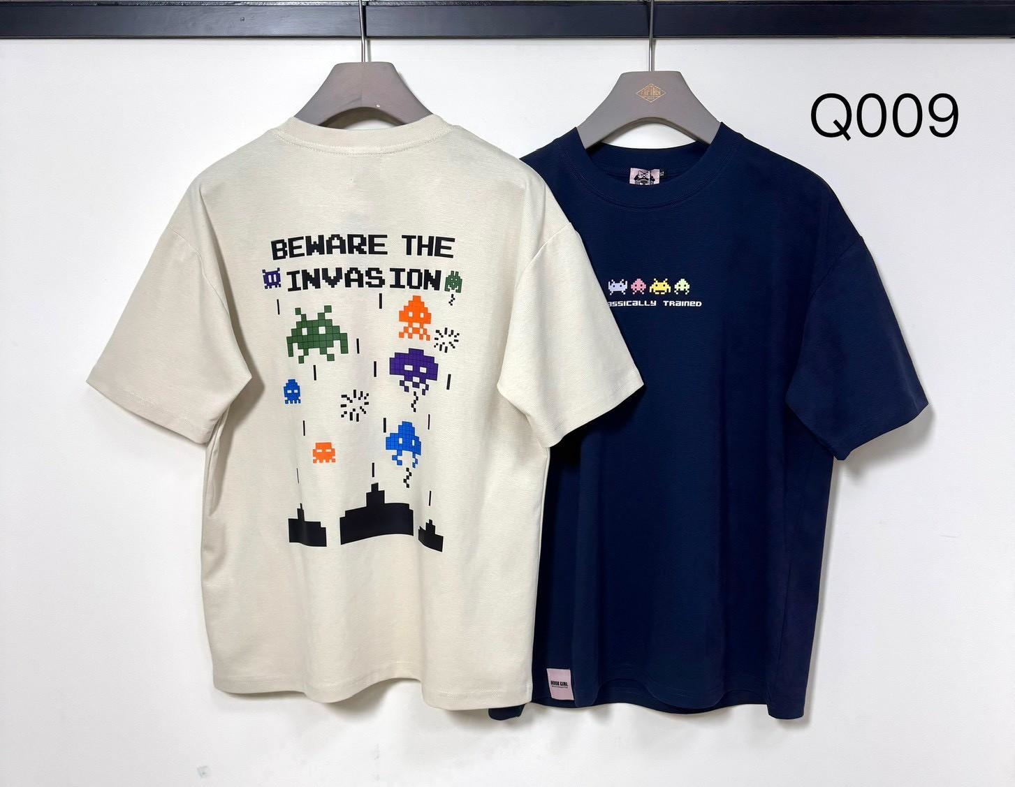 Q009 虎克8-bit 遊戲圖案 T-Shirt