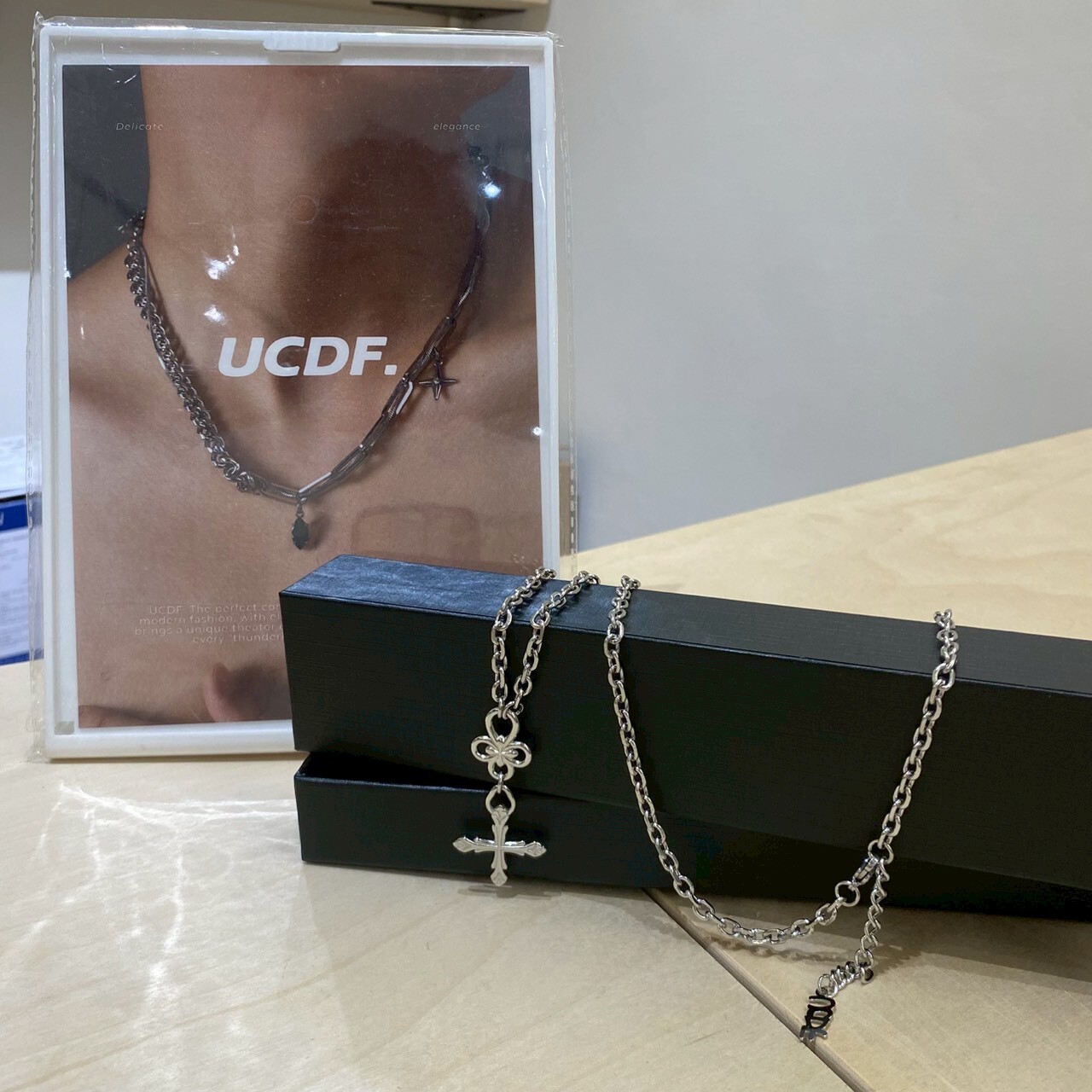 UCDF 十字架項鍊 銀 UCA031