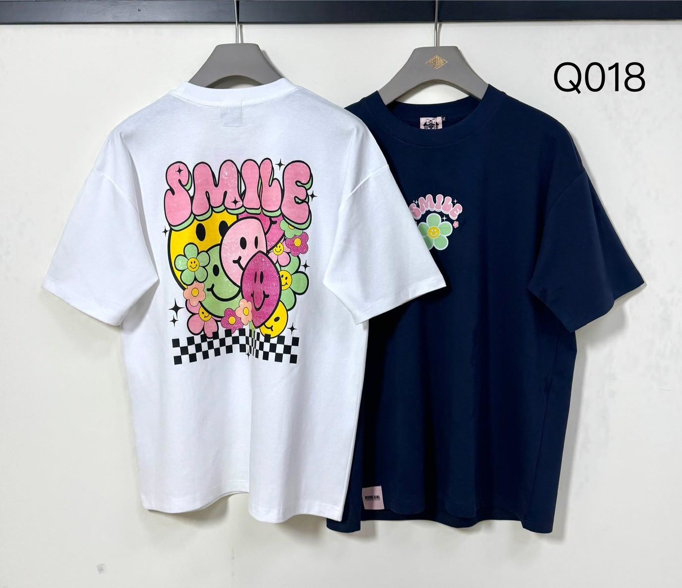 Q018 虎克Smile笑哈哈圖案 T-Shirt