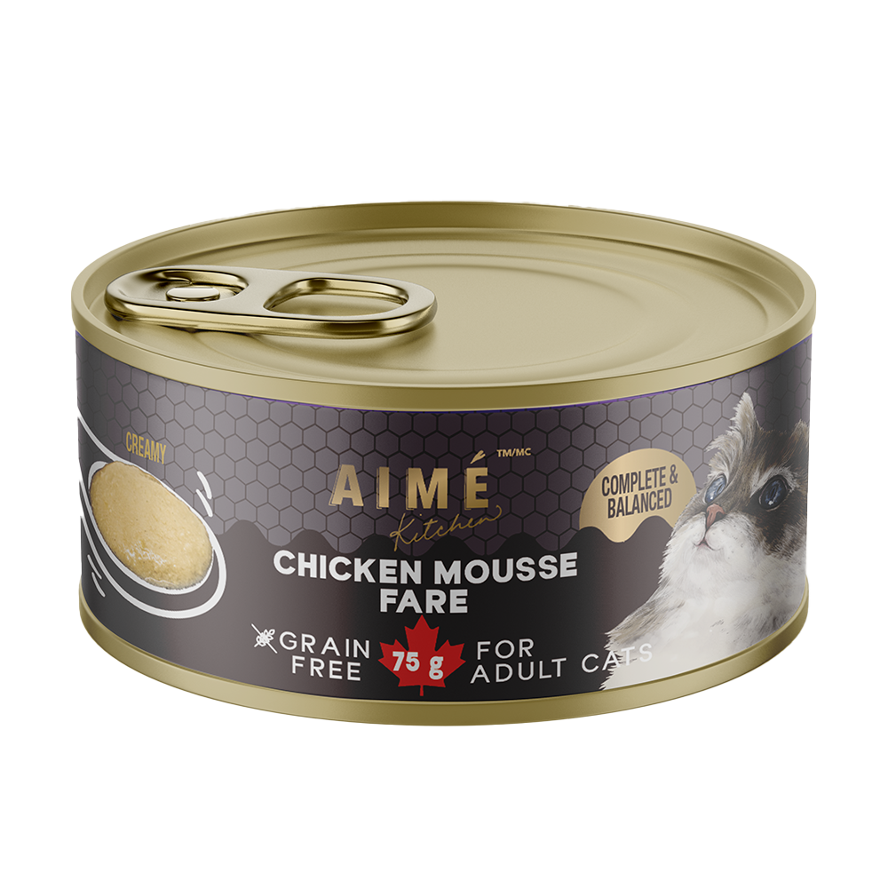 Aime Kitchen - 無穀殿堂主食系列 - 雞肉Mousse (黑) 75g