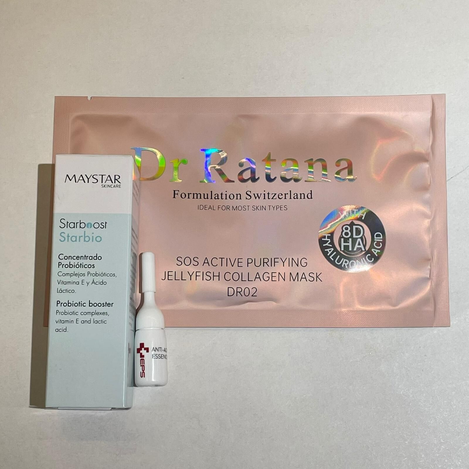 關鍵字L28 MAYSTAR Starbio Probiotics Concentrado + Jellyfish Collagen Mask 優惠$380