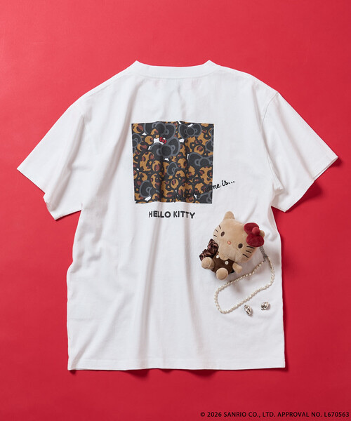 HELLO KITTY × SMAST × FREAK'S STORE / Animal Print T-Shirt