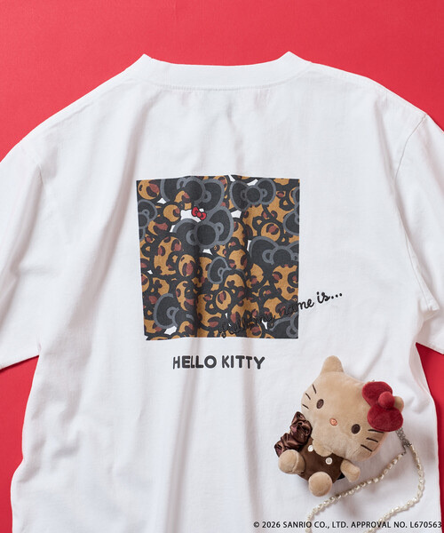 HELLO KITTY × SMAST × FREAK'S STORE / Animal Print T-Shirt
