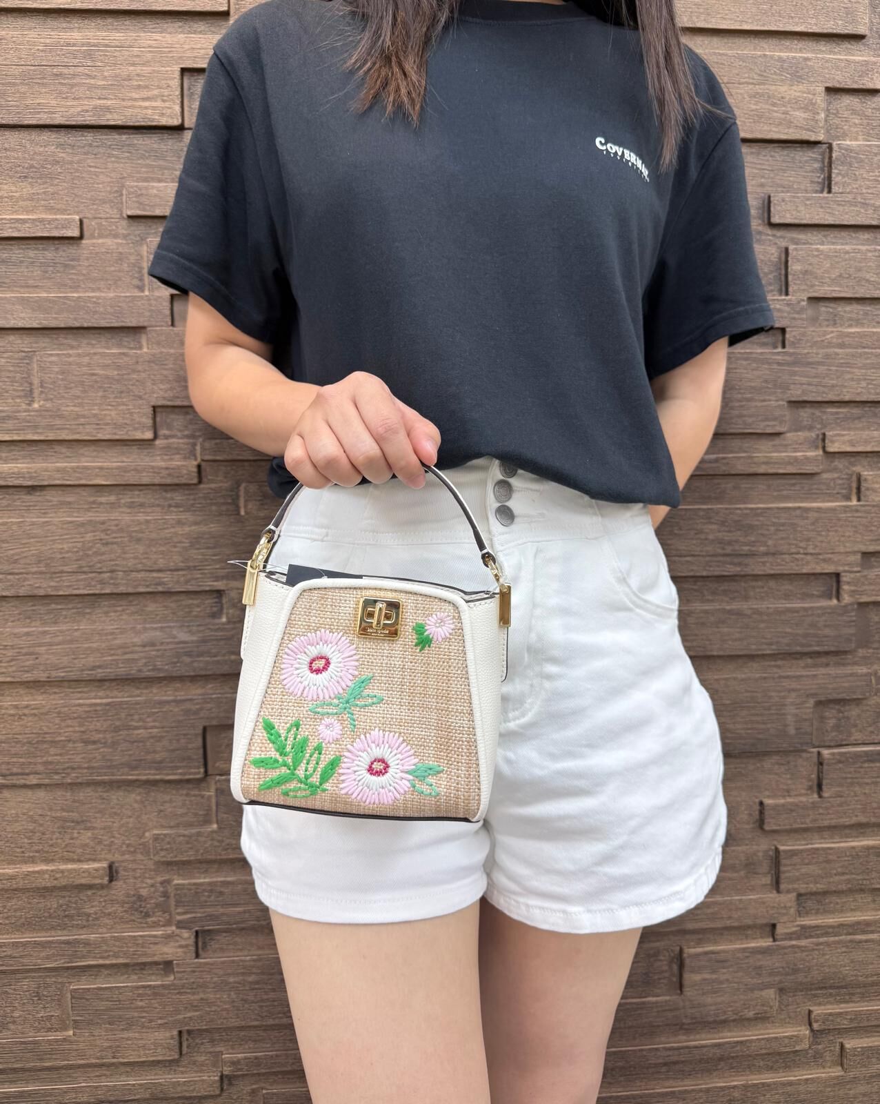 LYS01640 Kate spade 藤織花花袋