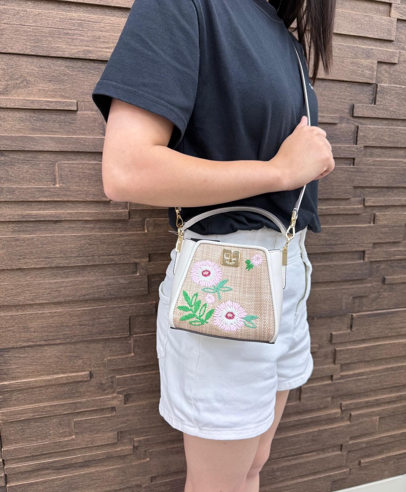 LYS01640 Kate spade 藤織花花袋