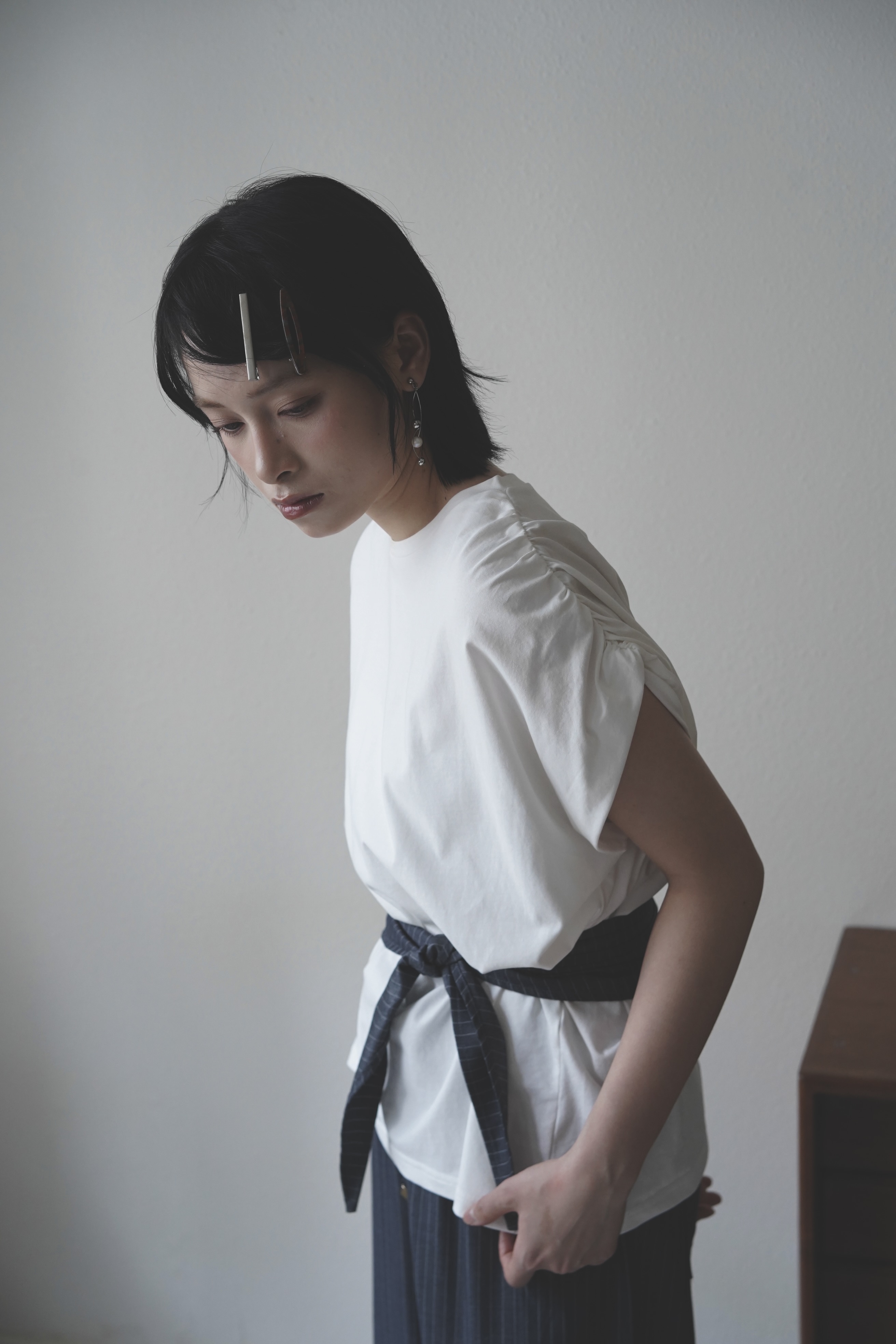 肩抓布設計T-shirt - BL52706