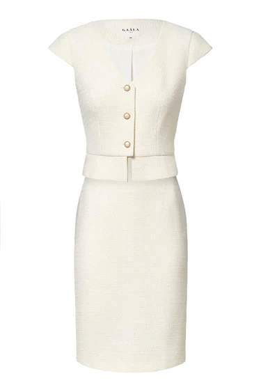 1GL0426-018 [GAALA] Alana Two Piece (Skirt) Cream (EU)