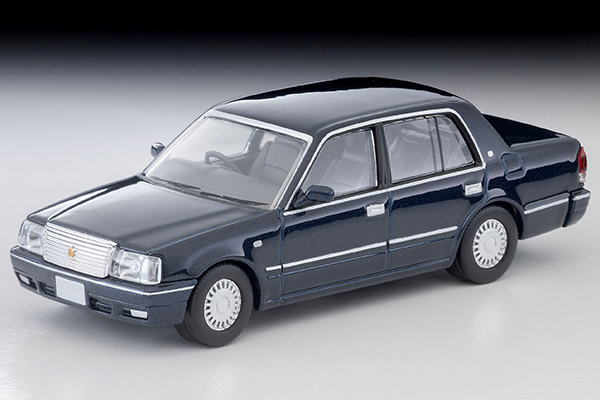 PO-$160 * TOMYTEC * 1:64 LV-N375a Toyota Crown Sedan Super Deluxe (Navy Blue)