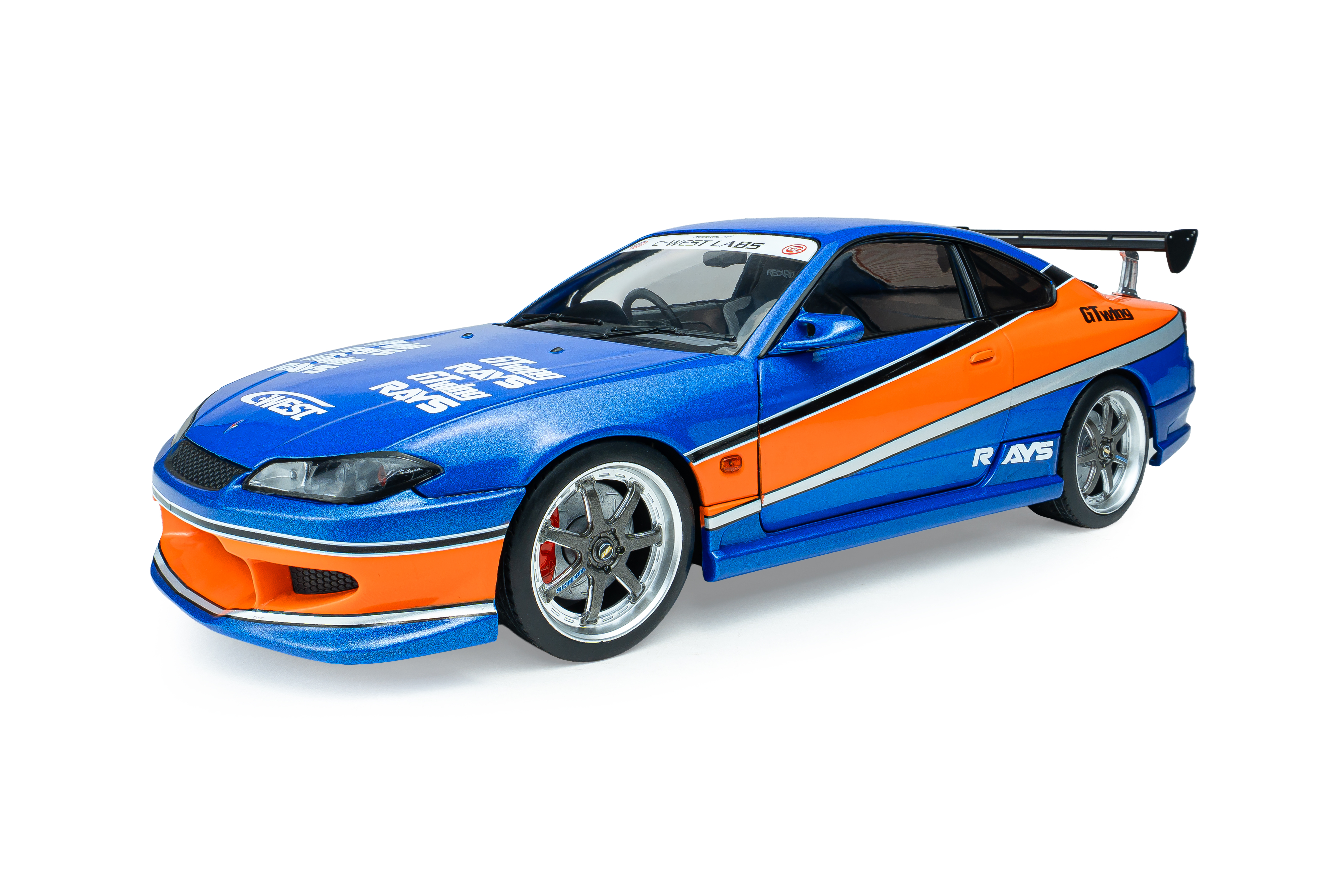 PO-$405 * SOLIDO * 1:18 NISSAN SILVIA (S15) SPEC-S TOKYO DRIFT MONA LISA 2006