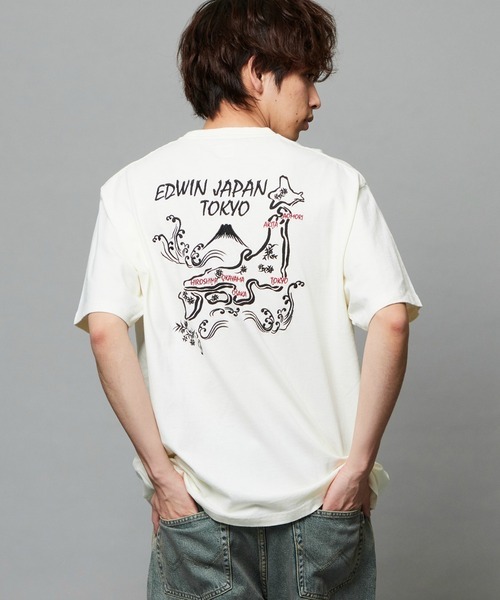JP限定EDWIN 刺繡LOGO T-SHIRT（UNISEX)