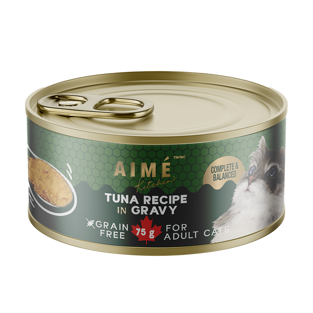 Aime Kitchen - 無穀殿堂主食系列 - 特濃魚汁熬鮮吞拿魚 (綠) 75g