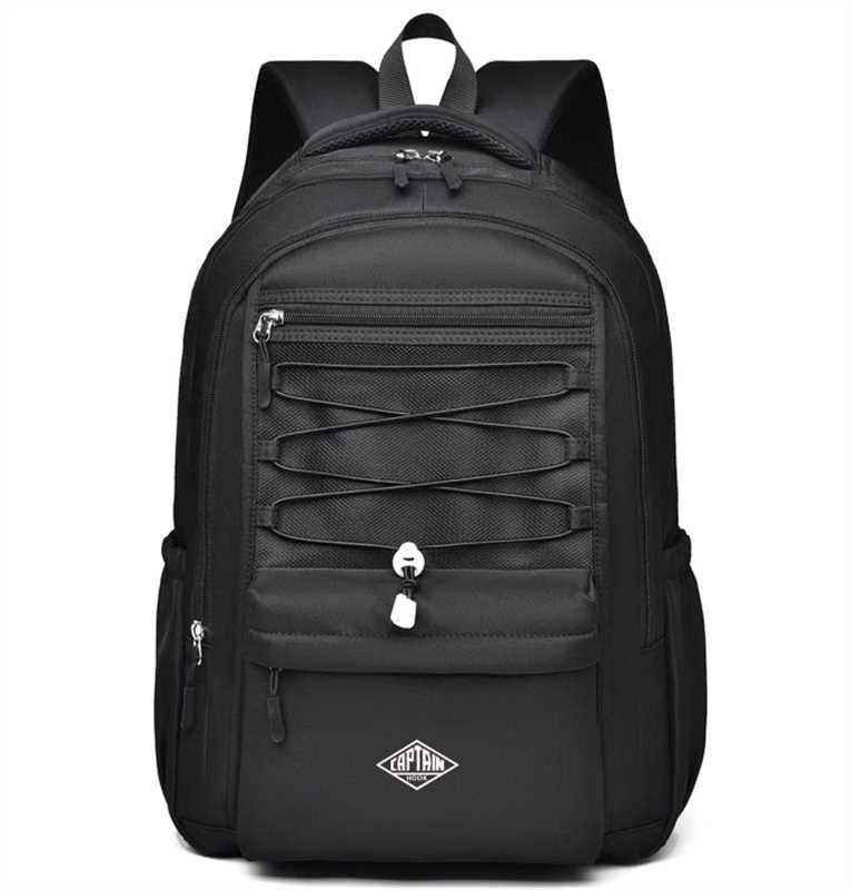 C47 Q2606 虎克黑色背包