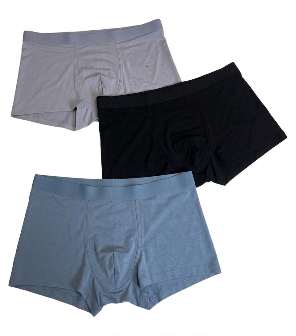 C48 Q2608 虎克Boxer內褲三件組 (隨機顏色)