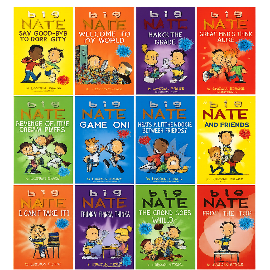 Big Nate Complete Comic Series (12‑Book Collection by Lincoln Peirce)