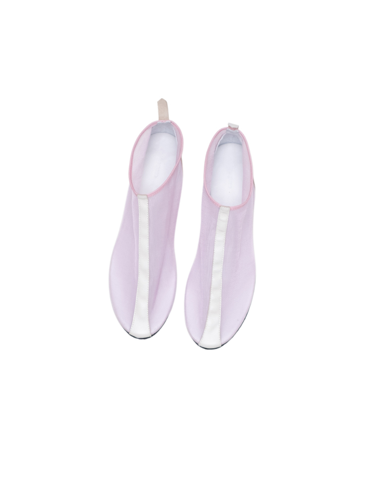 Mesh Ankle Boot Pink