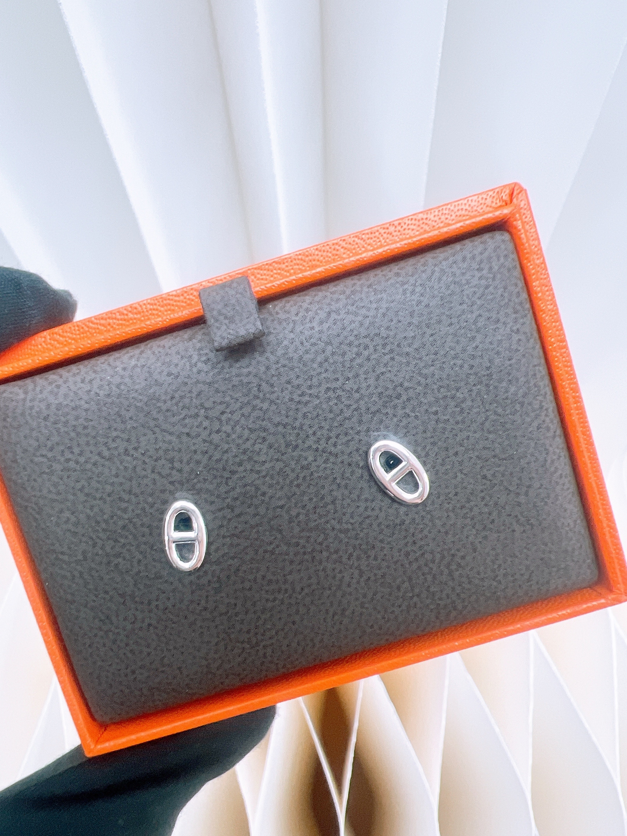 *Brand New* Hermes farandole silver earrings