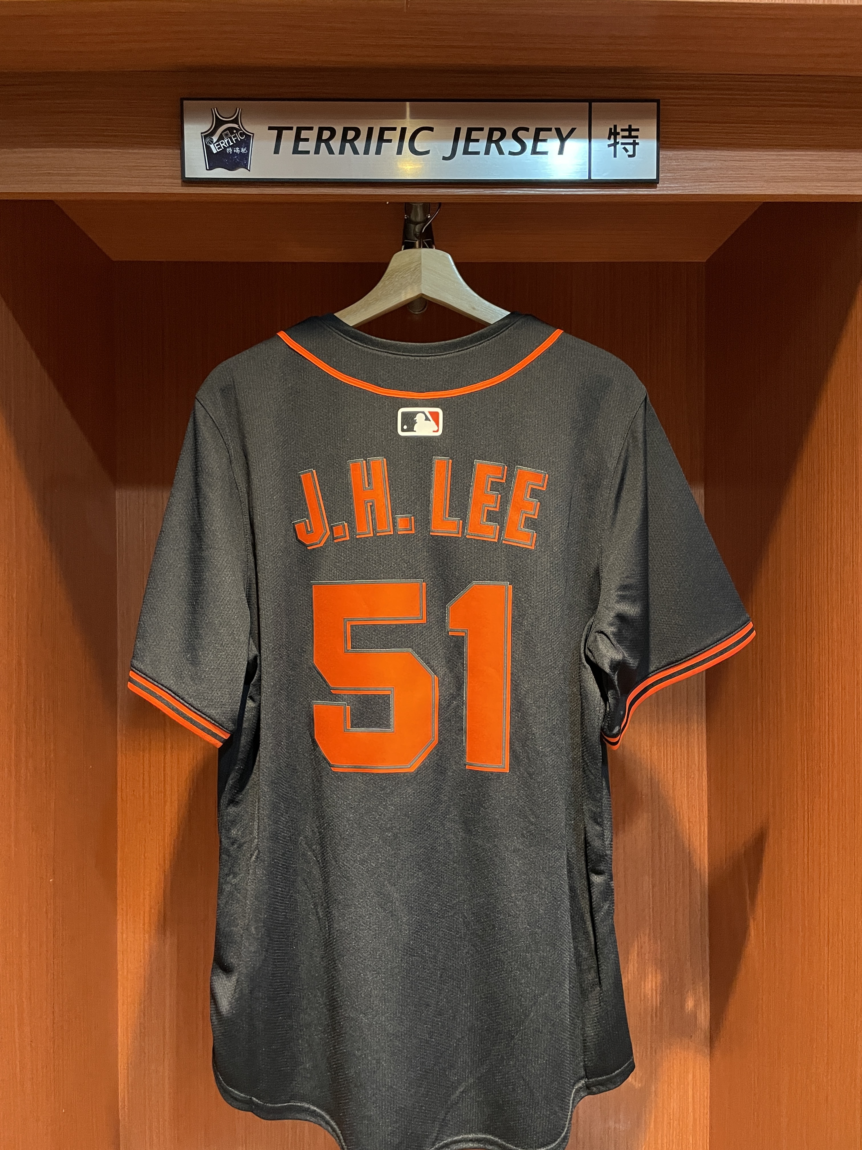 MLB球衣 Jung Hoo Lee 舊金山巨人黑 李政厚 Alternate Nike Limited Player Name Jersey 球迷版 熱轉印 全新