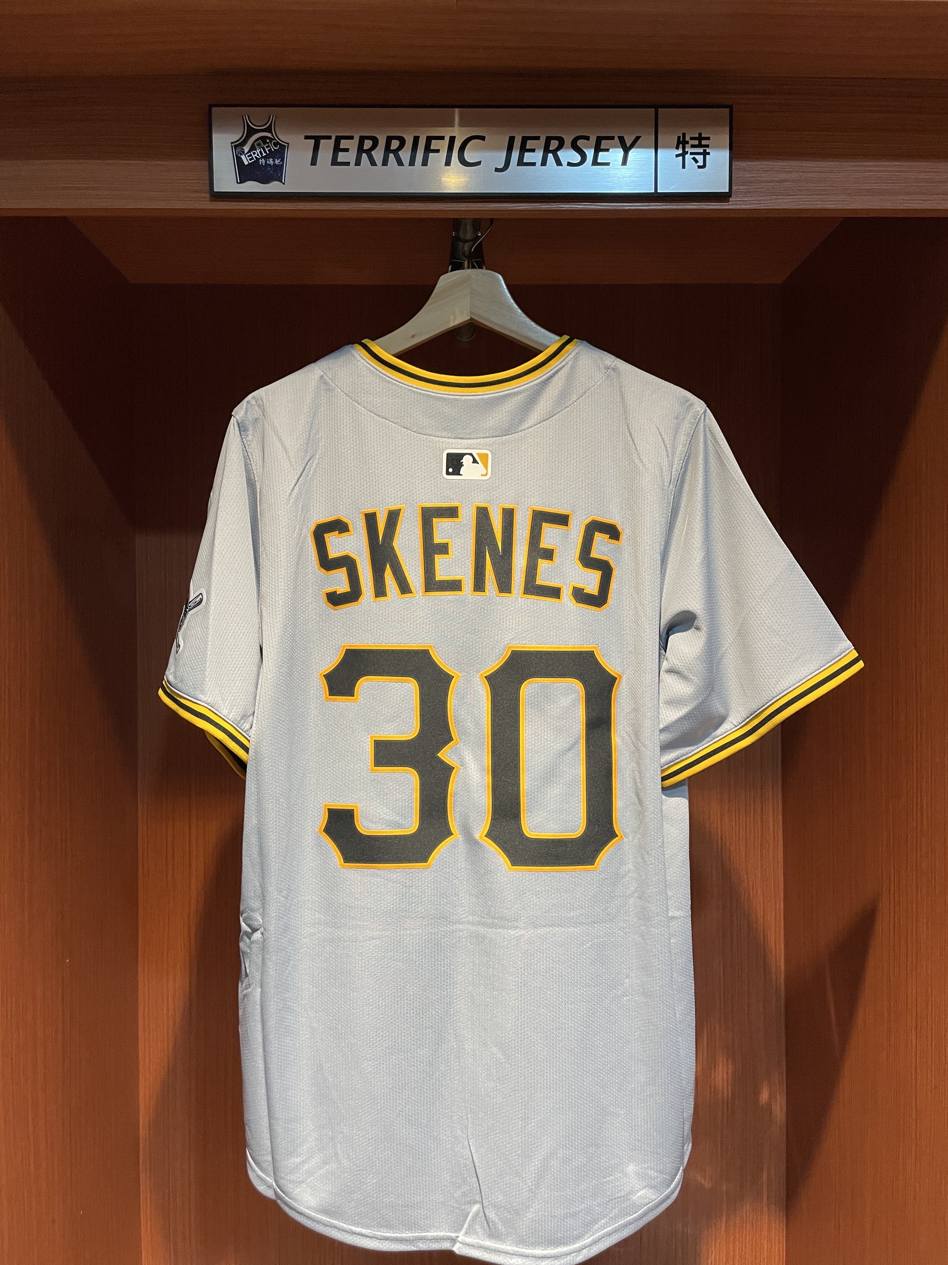 MLB球衣 Paul Skenes 匹茲堡海盜灰 Road Nike Limited Player Name Jersey 球迷版 熱轉印 全新