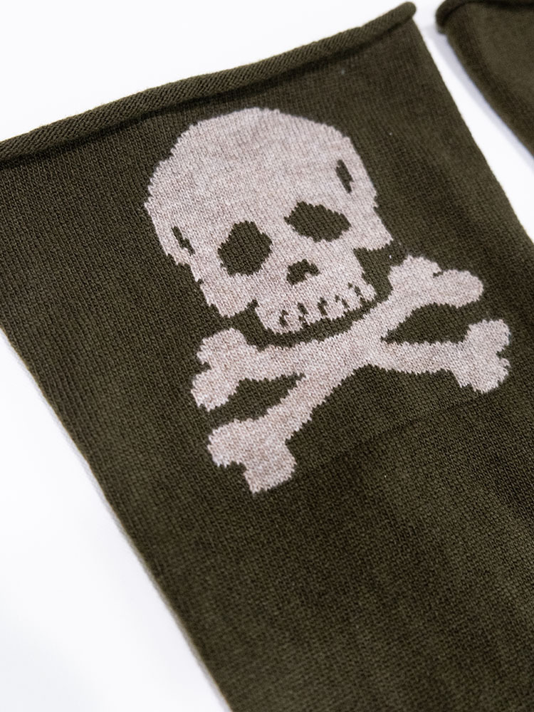 Knit Skull Stockings