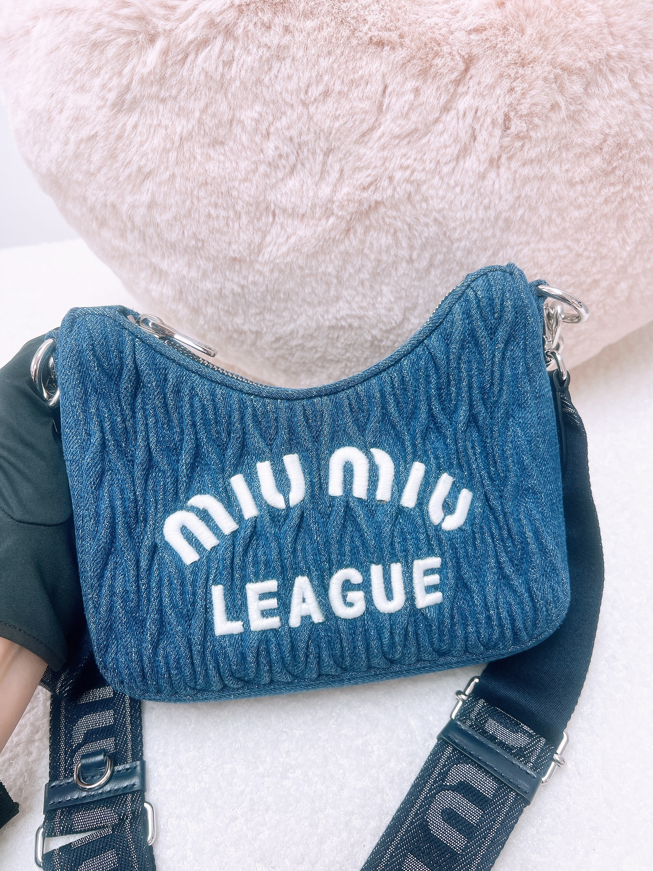 Miu Miu hobo denim
