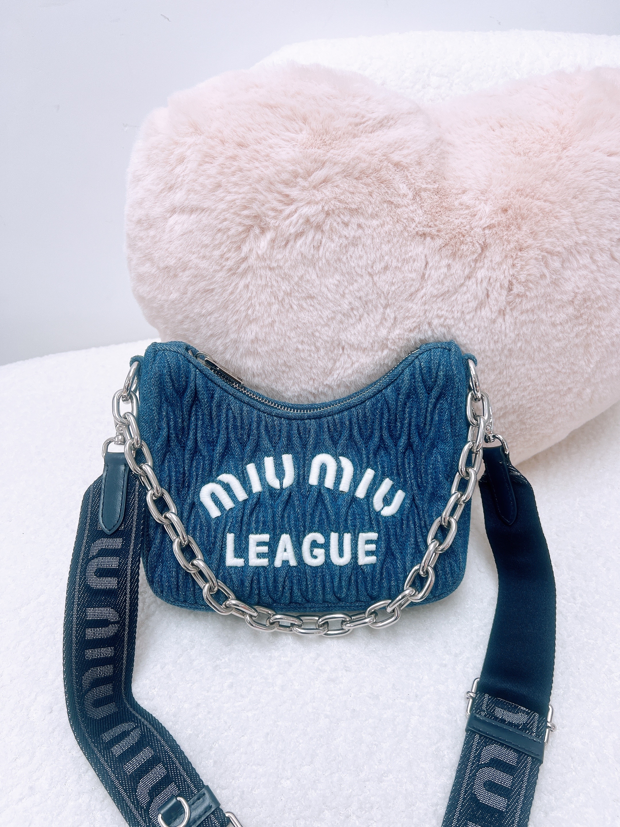 Miu Miu hobo denim