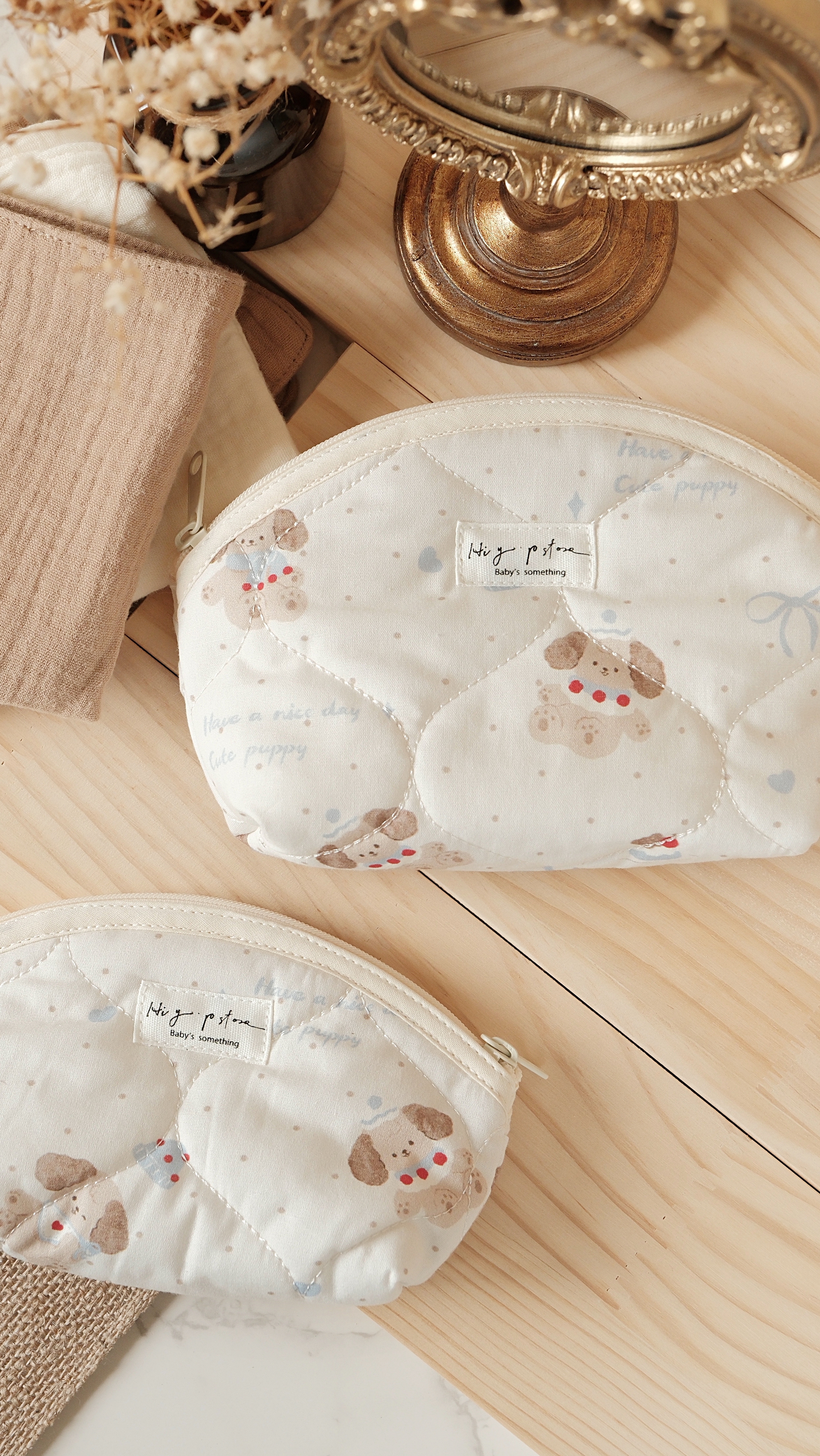 Hi Y.P store-貝殼小物包-暖暖小狗