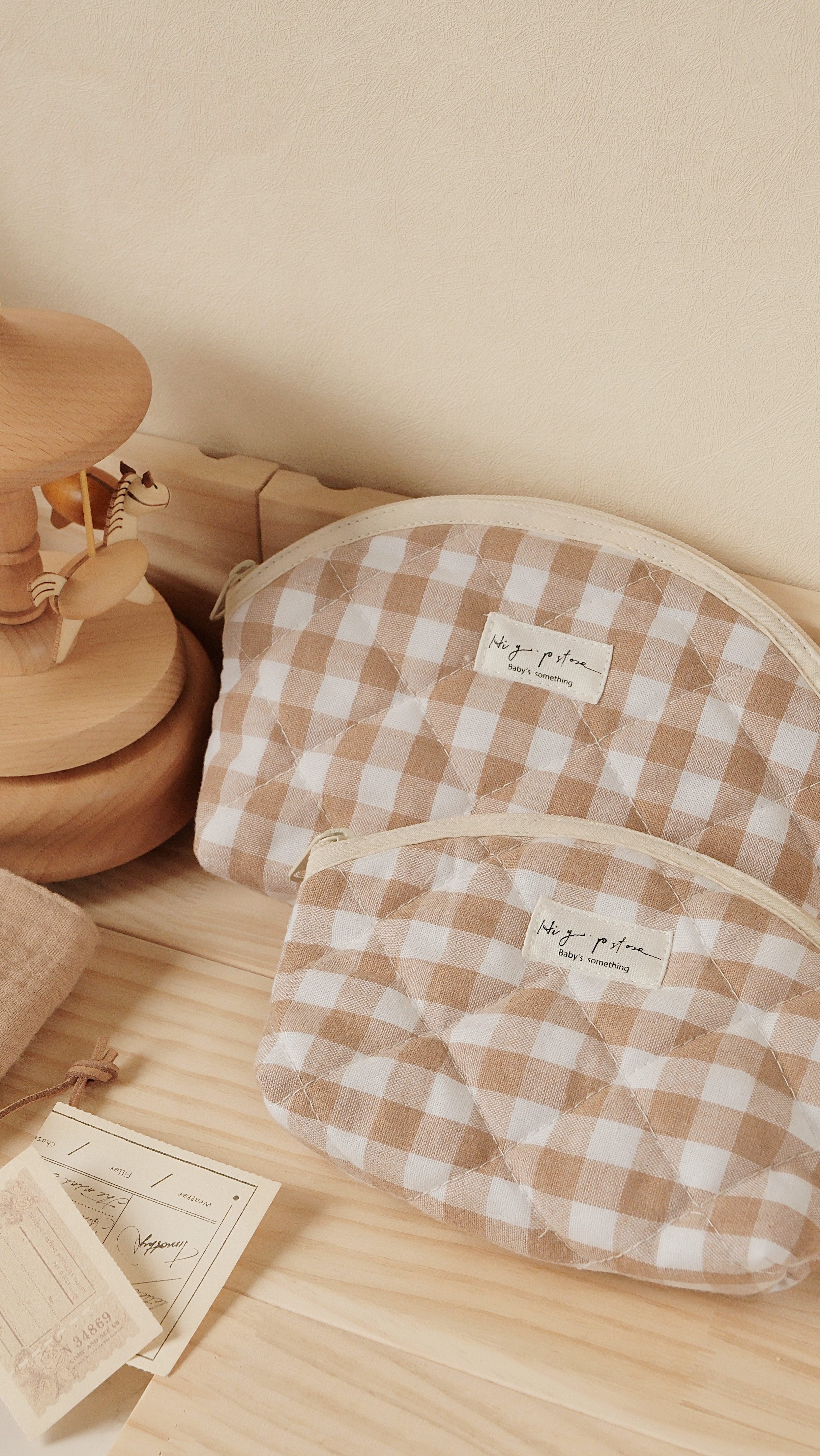 Hi Y.P store-貝殼小物包-午茶拿鐵