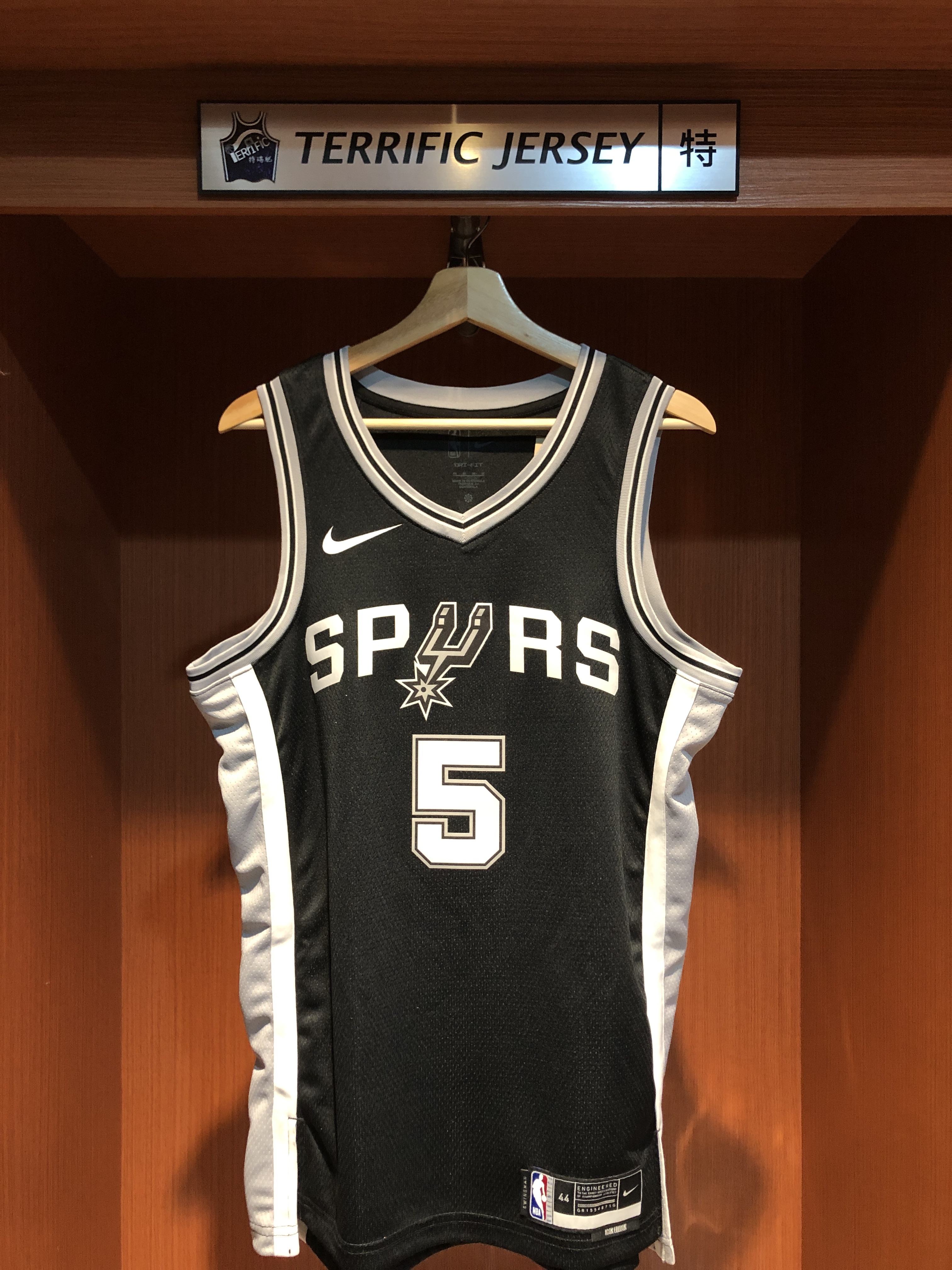 NBA球衣 Stephon Castle 聖安東尼奧馬刺黑 Icon Nike Swingman 球迷版 熱轉印 全新