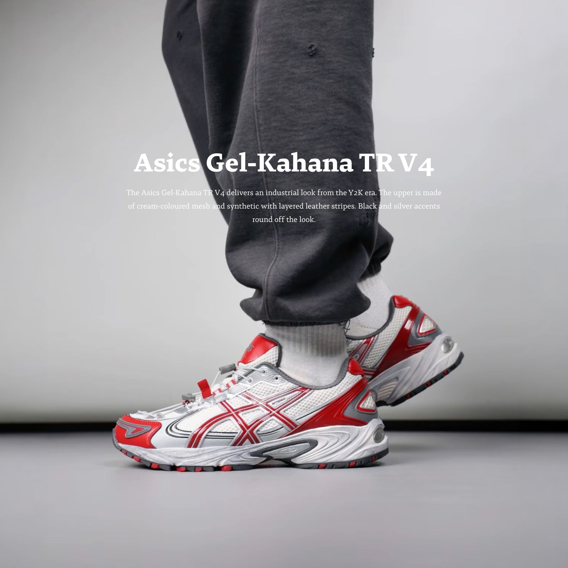 NICEDAY 代購 ASICS GEL-KAHANA TR V4 酒紅 白色 戶外 機能 潮流 生活 休閒 1203A585-100