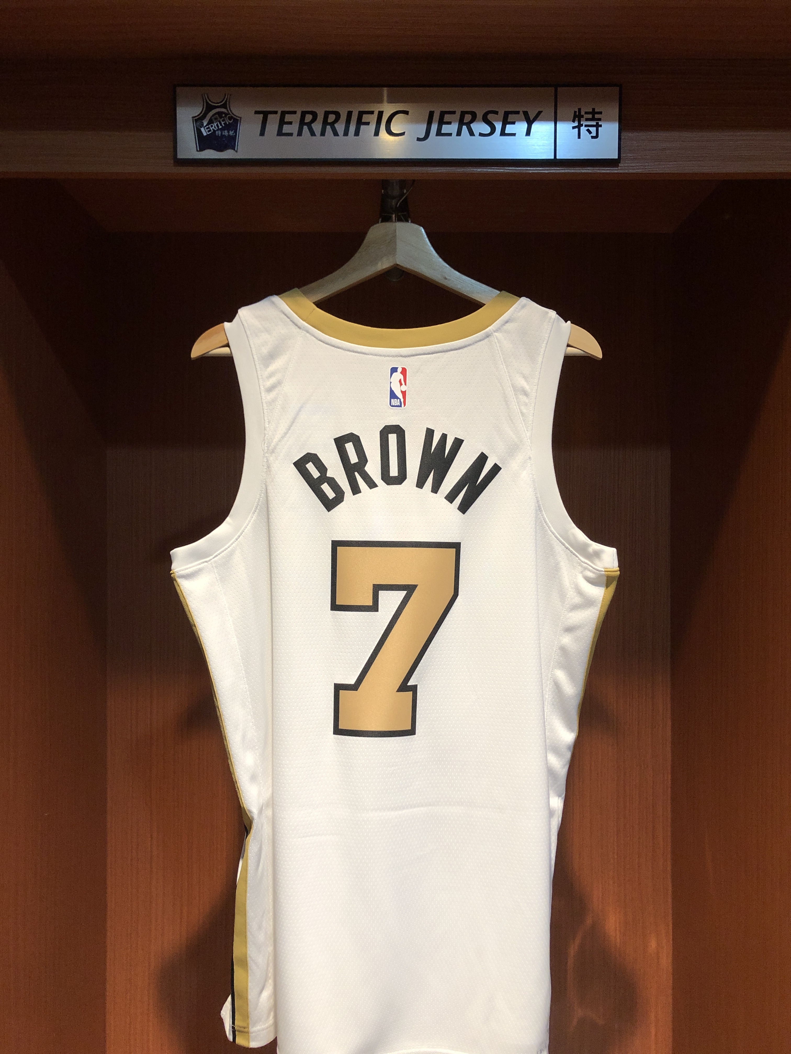 NBA球衣 Jaylen Brown 波士頓賽爾提克城市 City Nike Swingman 球迷版 熱轉印 全新