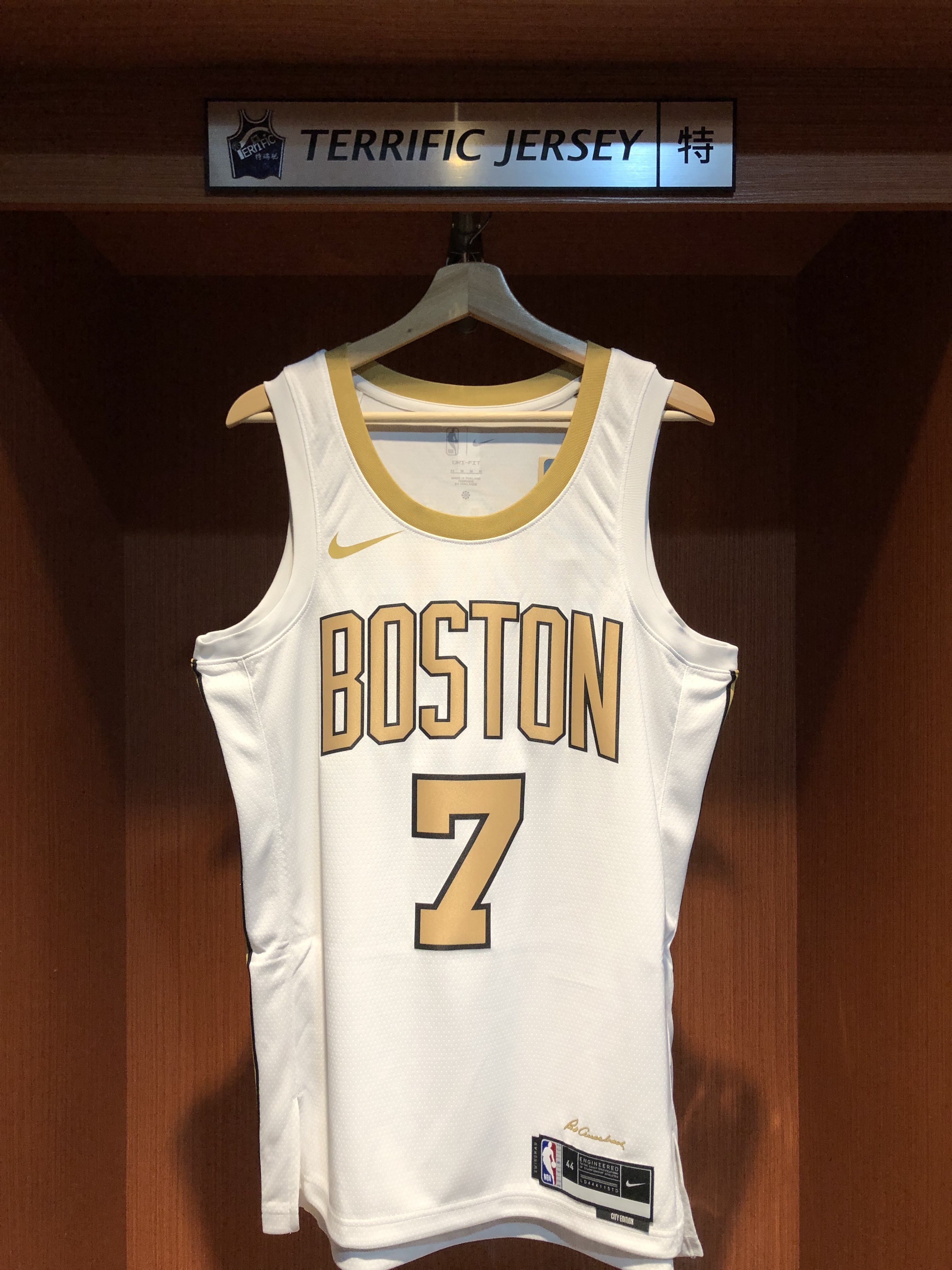 NBA球衣 Jaylen Brown 波士頓賽爾提克城市 City Nike Swingman 球迷版 熱轉印 全新