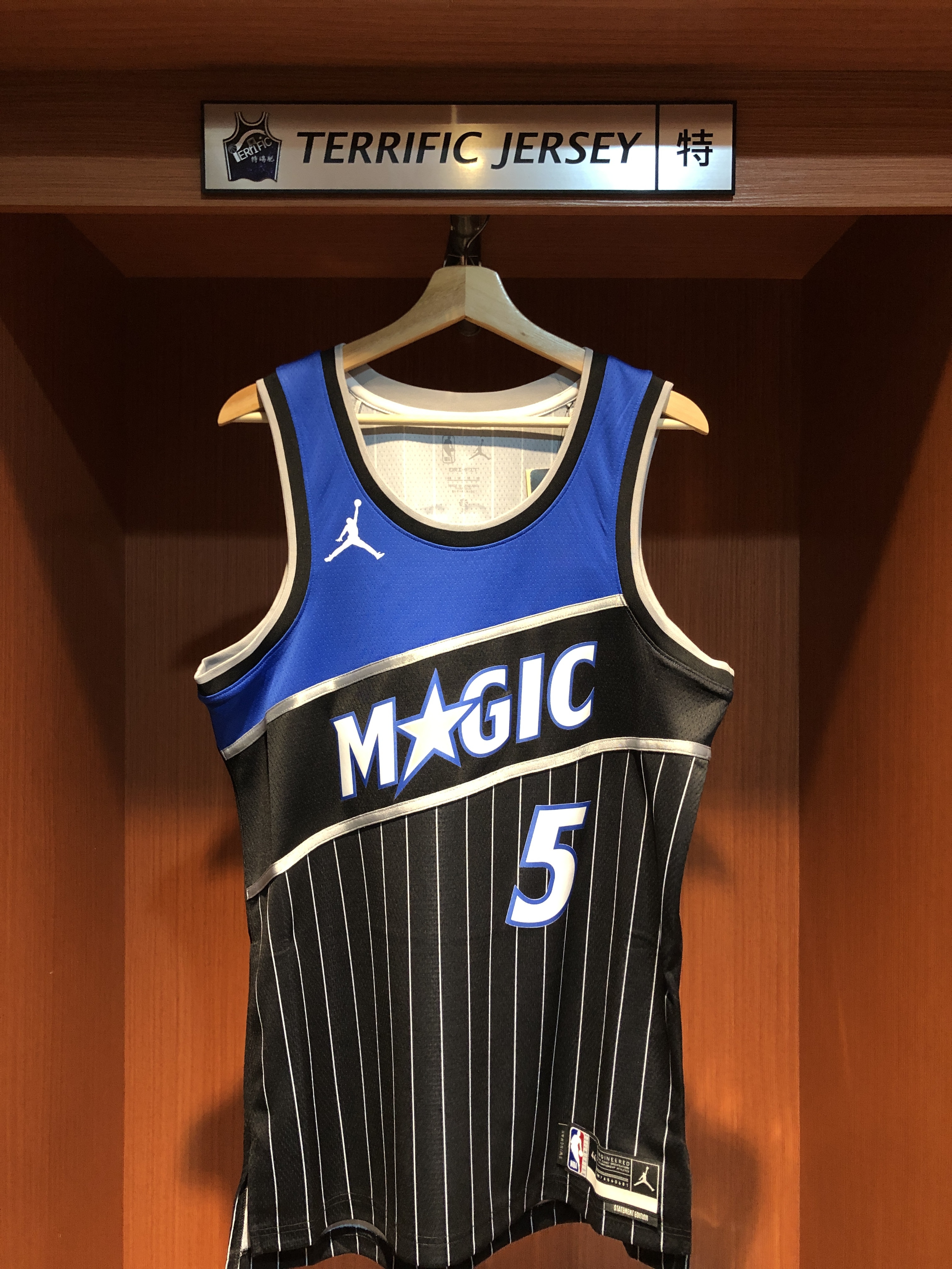 NBA球衣 Paolo Banchero 奧蘭多魔術黑 Statement Jordan Swingman 球迷版 熱轉印 全新