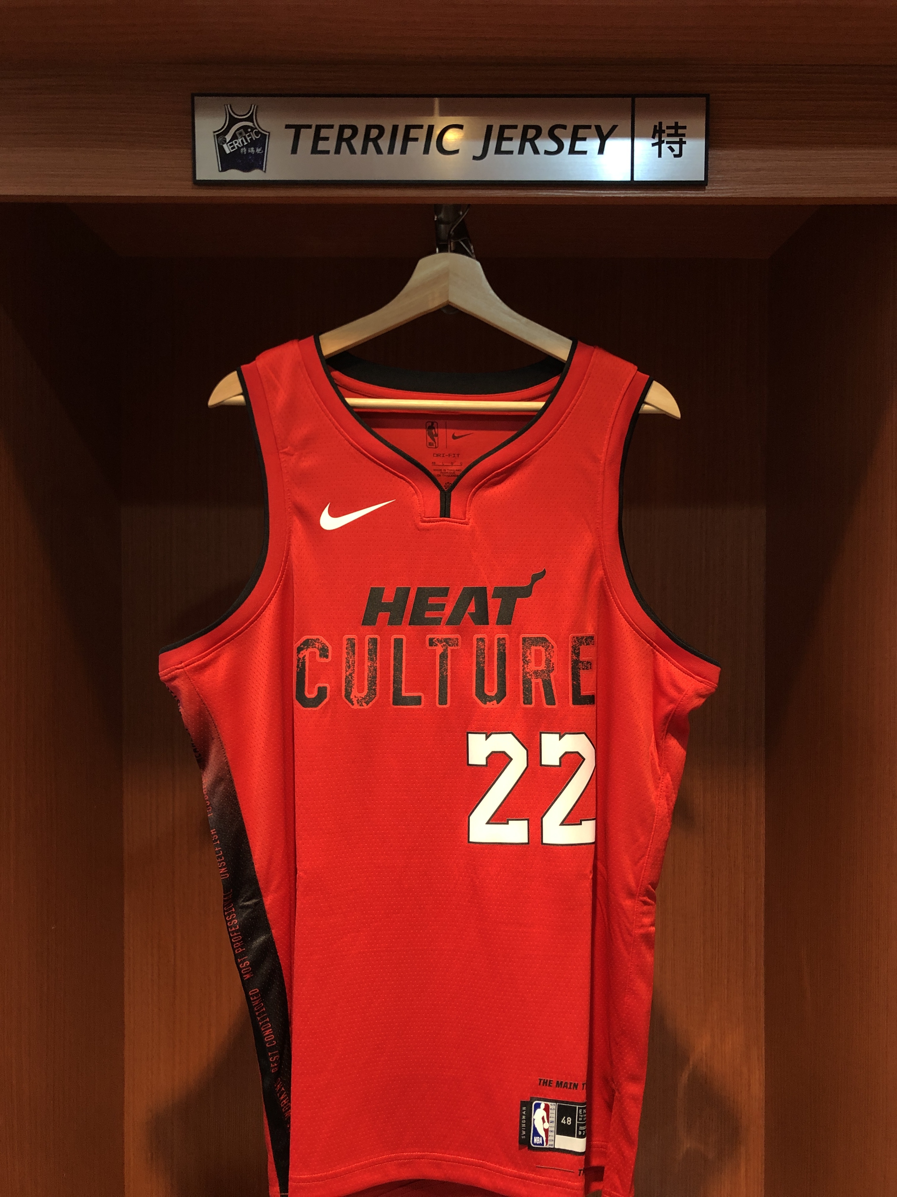 NBA球衣 Jimmy Butler 邁阿密熱火城市紅 City Nike Swingman 球迷版 熱轉印 全新
