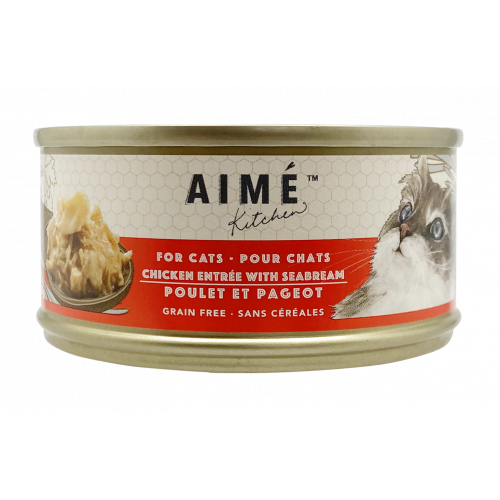 Aime Kitchen - 啖啖肉無穀補水系列 - 雞肉配鯛魚 (螢光紅) 85g