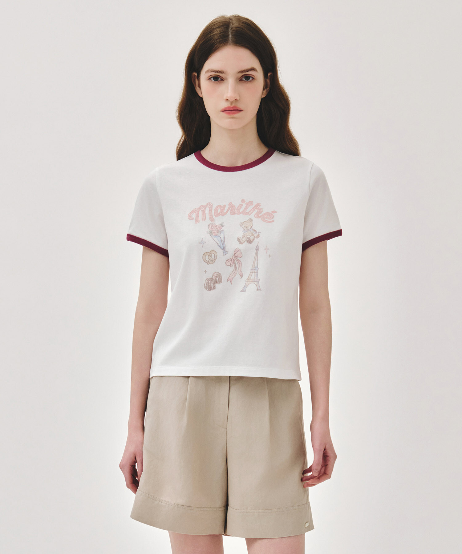 MFG Paris Graphic Ringer Tee (2 Colours)