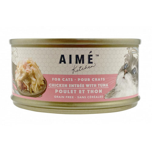 Aime Kitchen - 啖啖肉無穀補水系列 - 雞肉配吞拿魚 (粉紅) 85g