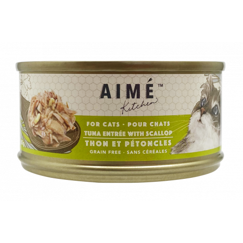 Aime Kitchen - 啖啖肉無穀補水系列 - 吞拿魚配扇貝 (青) 85g