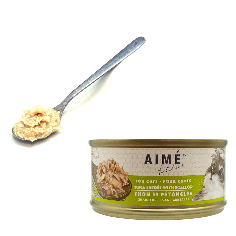 Aime Kitchen - 啖啖肉無穀補水系列 - 吞拿魚配扇貝 (青) 85g