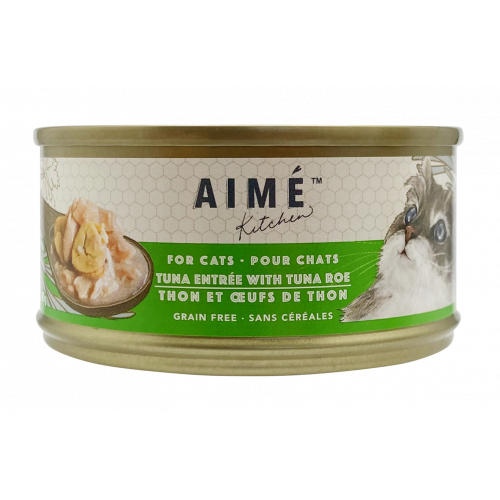 Aime Kitchen - 啖啖肉無穀補水系列 - 吞拿魚伴魚子 (綠/粉紅) 85g